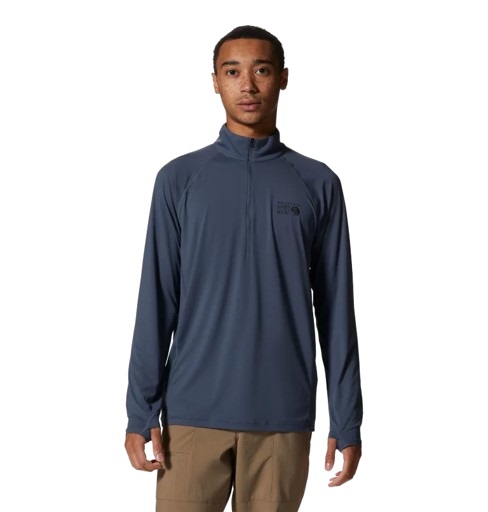 【Mountain Hardwear】男款 Crater Lake™ 1/2 Zip 立領半拉鍊長袖排汗衣