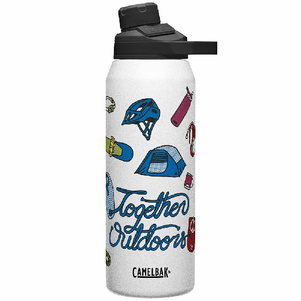 【CamelBak】1000ml Chute Mag不鏽鋼戶外運動保溫瓶(保冰)-驕傲出走