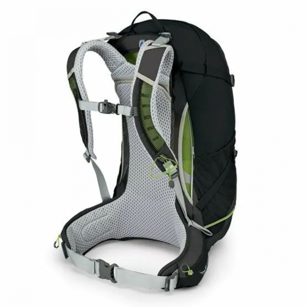 【Osprey】6折出清!! 男款 Stratos 34L 透氣網背登山背包-黑 S/M