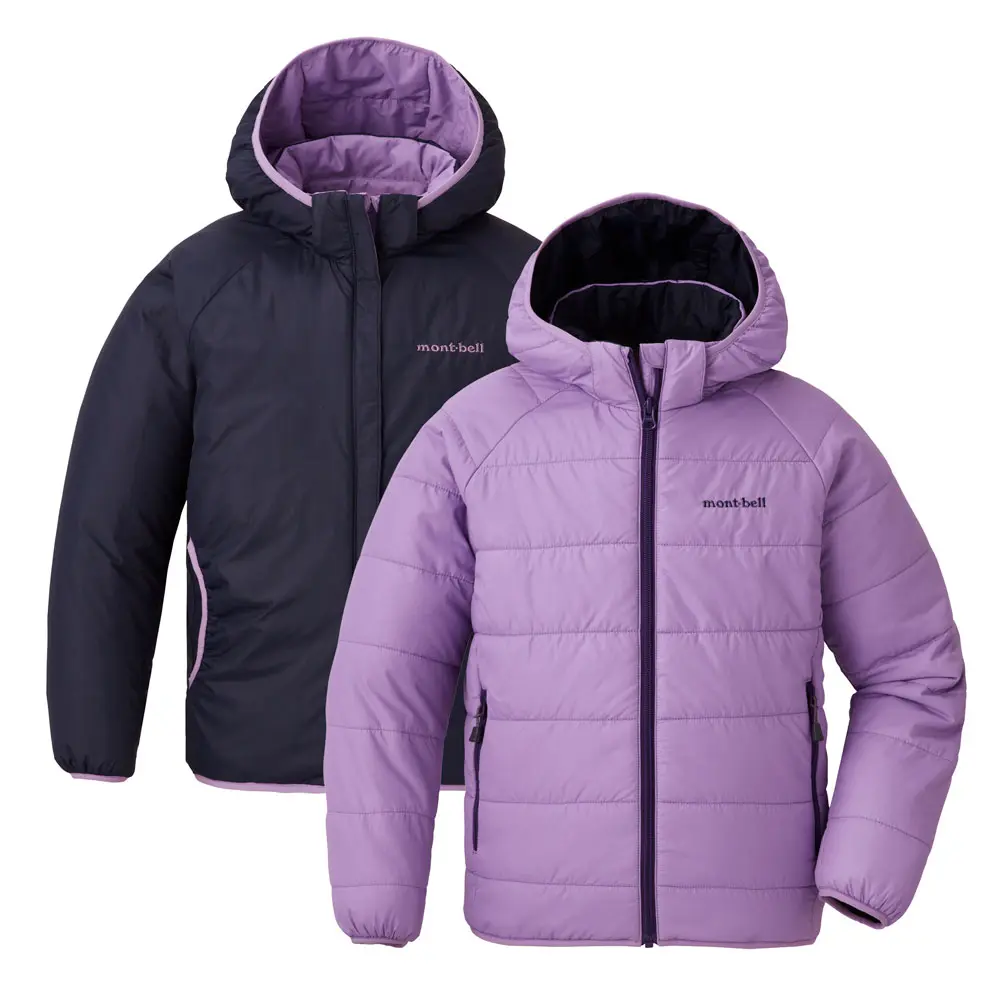【mont-bell】兒童 Thermawrap Parka 雙面穿連帽化纖保暖外套