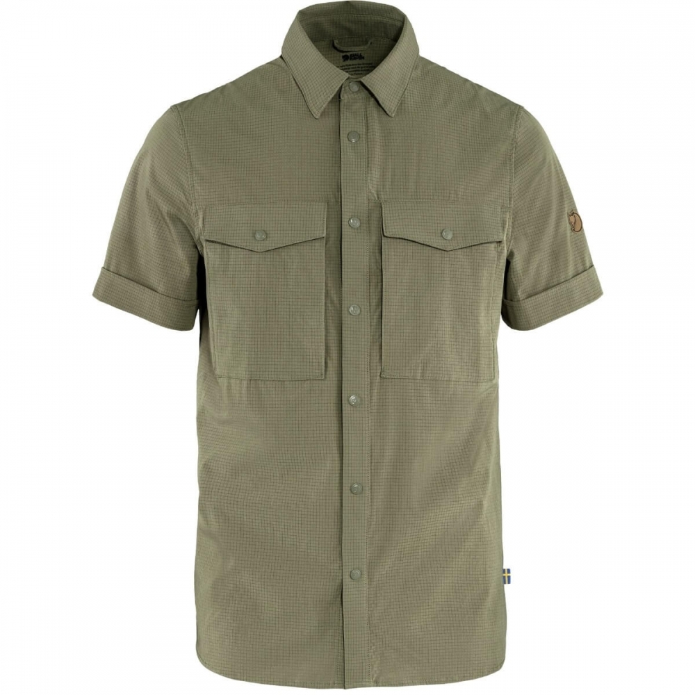 【Fjällräven 小狐狸】男款 Abisko Trekking Shirt 短袖襯衫