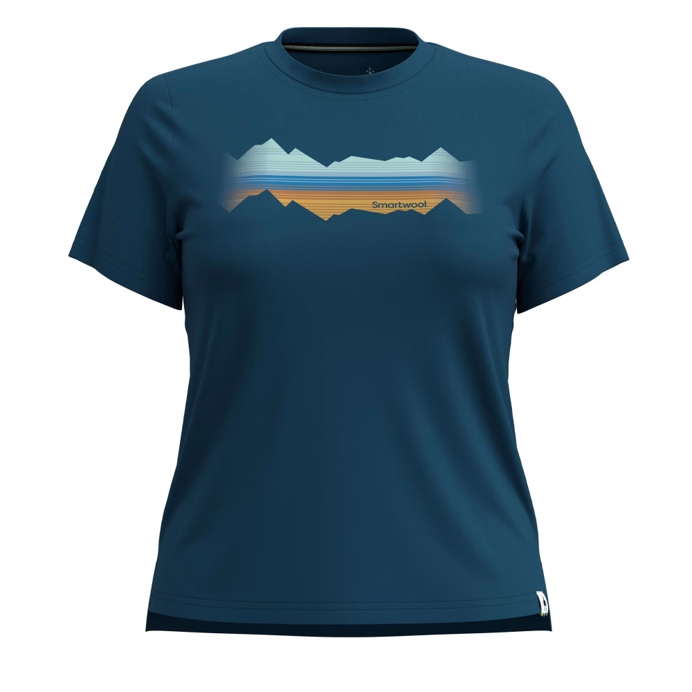 【Smartwool】女款 塗鴉Tee/地平線