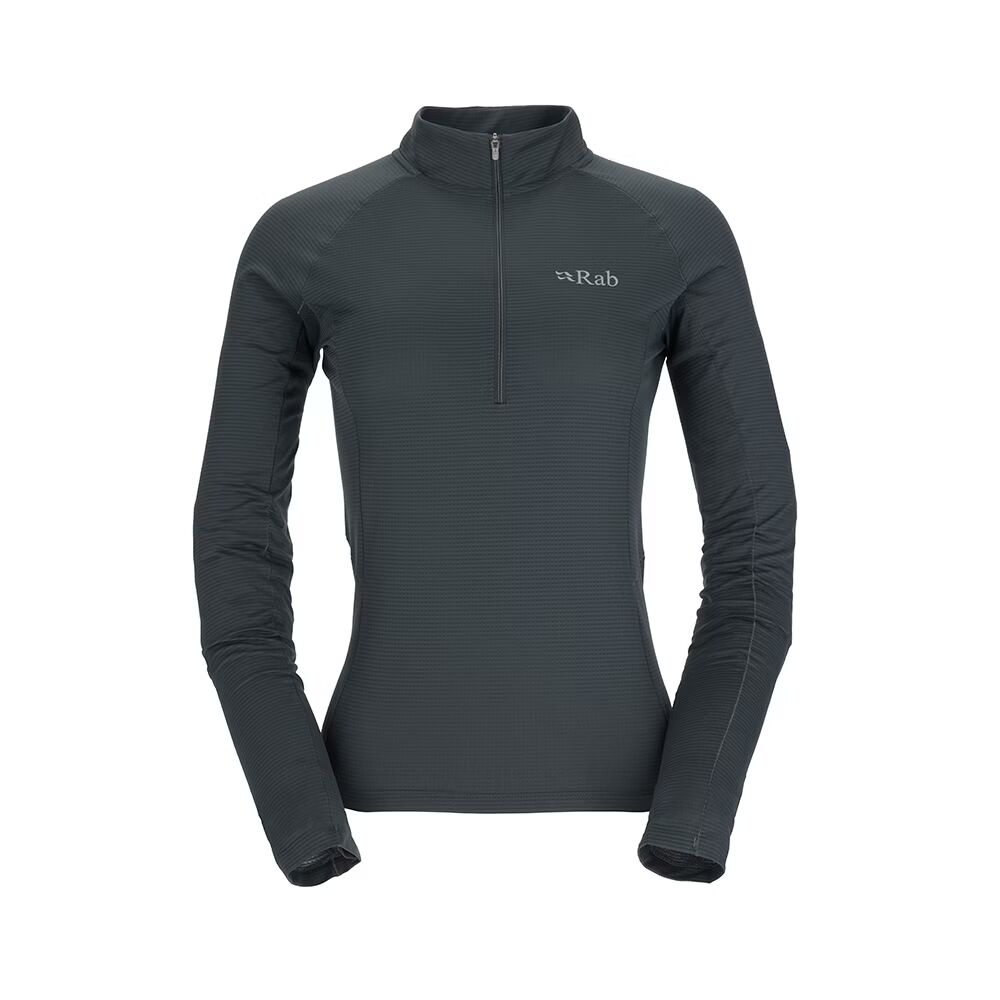 【Rab】女款 Sonic LS Zip 長袖透氣拉鍊排汗衣