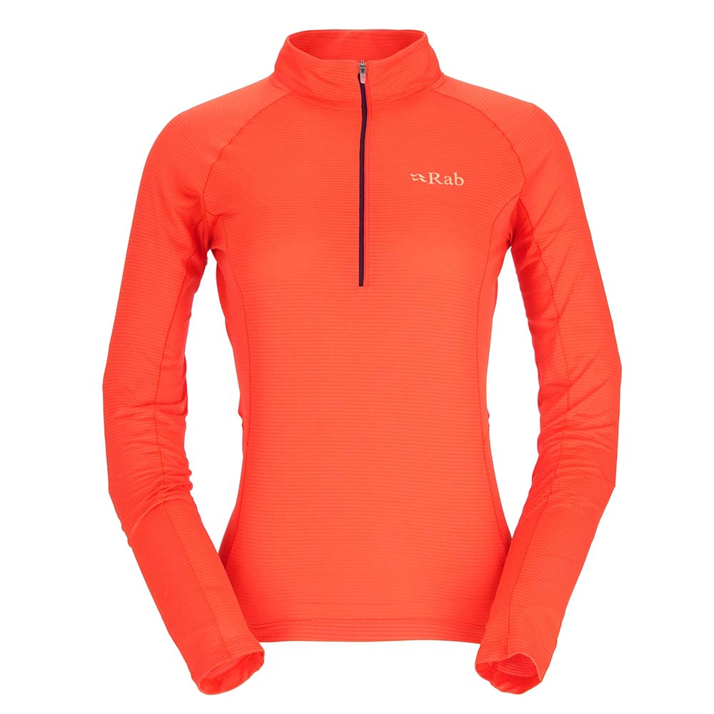 【Rab】女款 Sonic LS Zip 長袖透氣拉鍊排汗衣