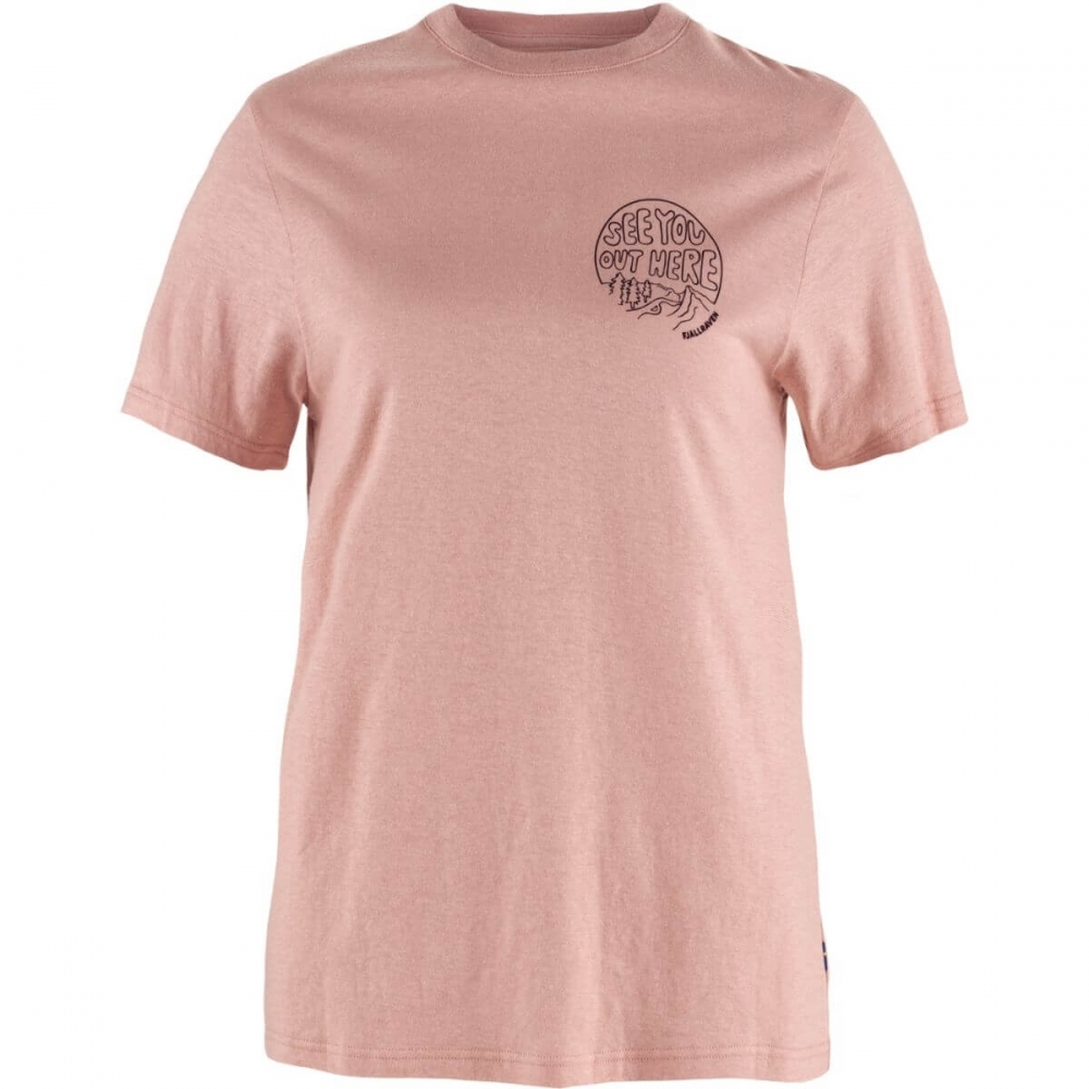 【Fjällräven 小狐狸】女款 Hemp Blend Out Here T恤