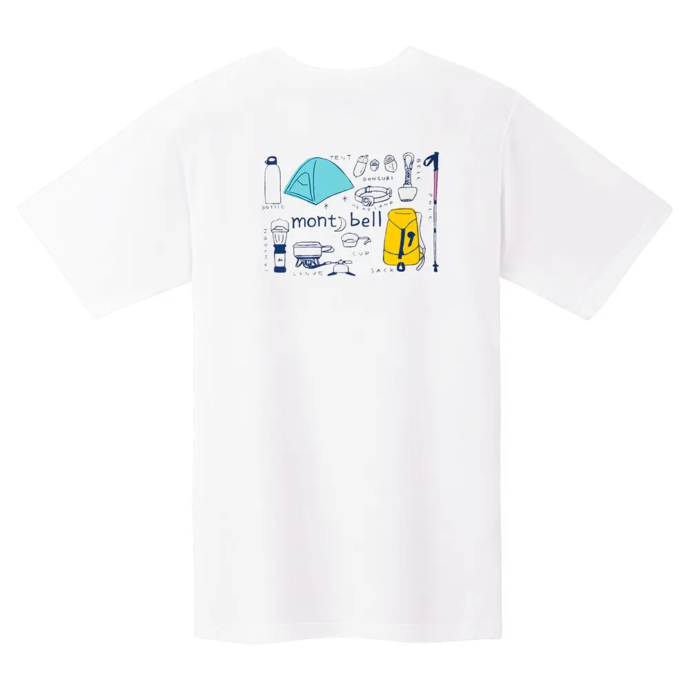 【mont-bell】女款 Wickron T-shirt Mountain Gear 登山裝備短袖排T