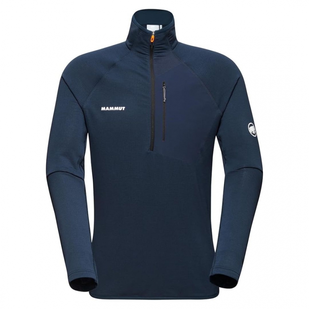 【MAMMUT 長毛象】男款 Aenergy Light ML Half Zip Pull AF 超輕量保暖長袖半拉鍊排汗衣