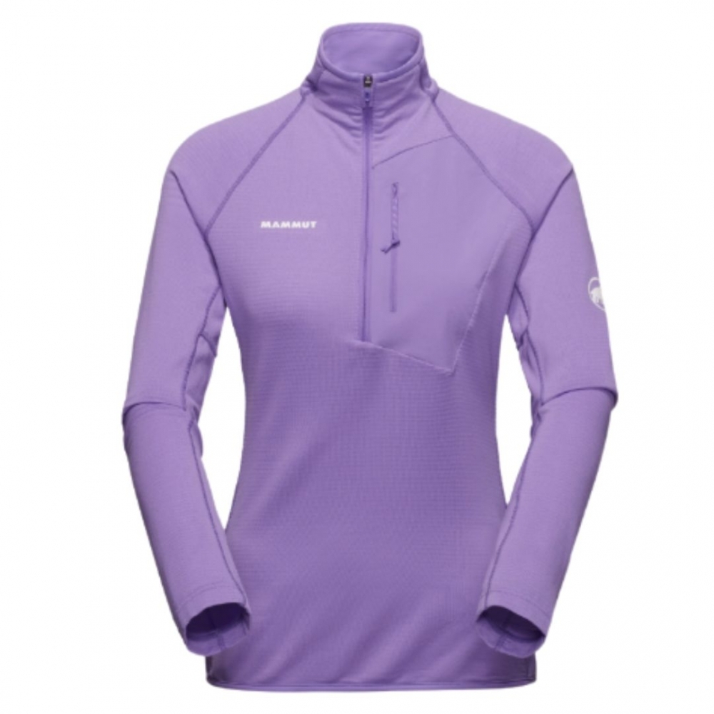 【MAMMUT 長毛象】女款 Aenergy Light ML Half Zip Pull AF 超輕量保暖長袖半拉鍊排汗衣