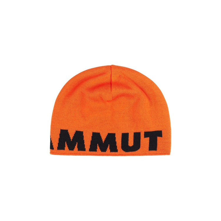 【MAMMUT 長毛象】Mammut Logo Beanie 正反兩用保暖針織LOGO羊毛帽