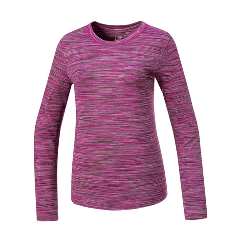 【Mountneer 山林】女款 排汗保暖圓領長袖上衣