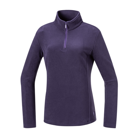 【Mountneer 山林】女款 刷毛半門襟保暖上衣