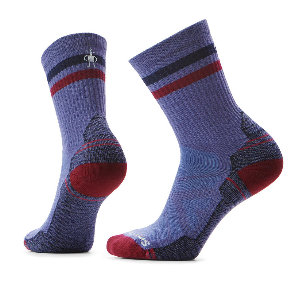 【Smartwool】女款 機能戶外全輕量減震條紋中長襪