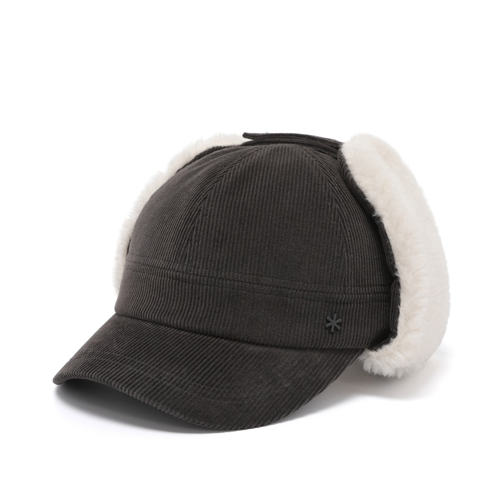 【Snow Peak】美麗諾羊毛燈芯絨護耳帽