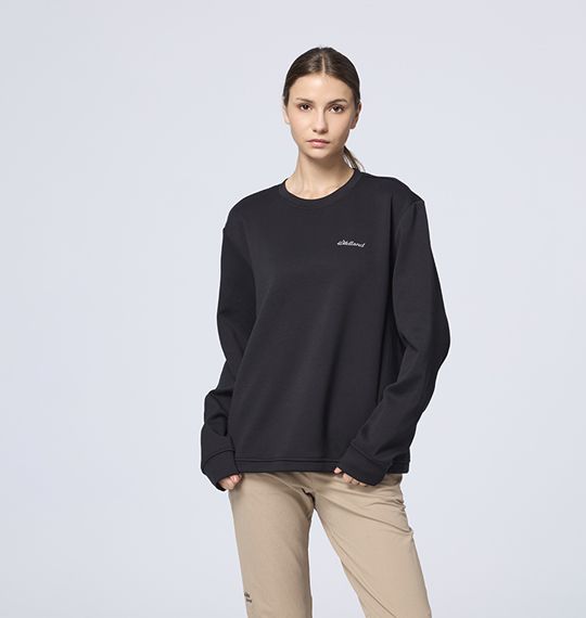 【Wildland 荒野】中性彈性圓領太空機能保暖衣