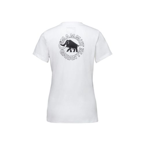 【MAMMUT 長毛象】過季出清75折!! 女款 Seile T-Shirt Heritage 有機棉機能復古Logo短袖T