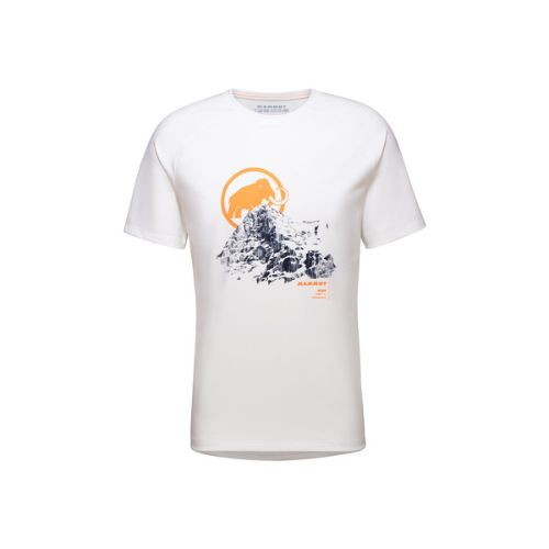 【MAMMUT 長毛象】過季出清75折!! 男款 Mountain T-Shirt Eiger 抗菌快乾LOGO短袖T-Shirt