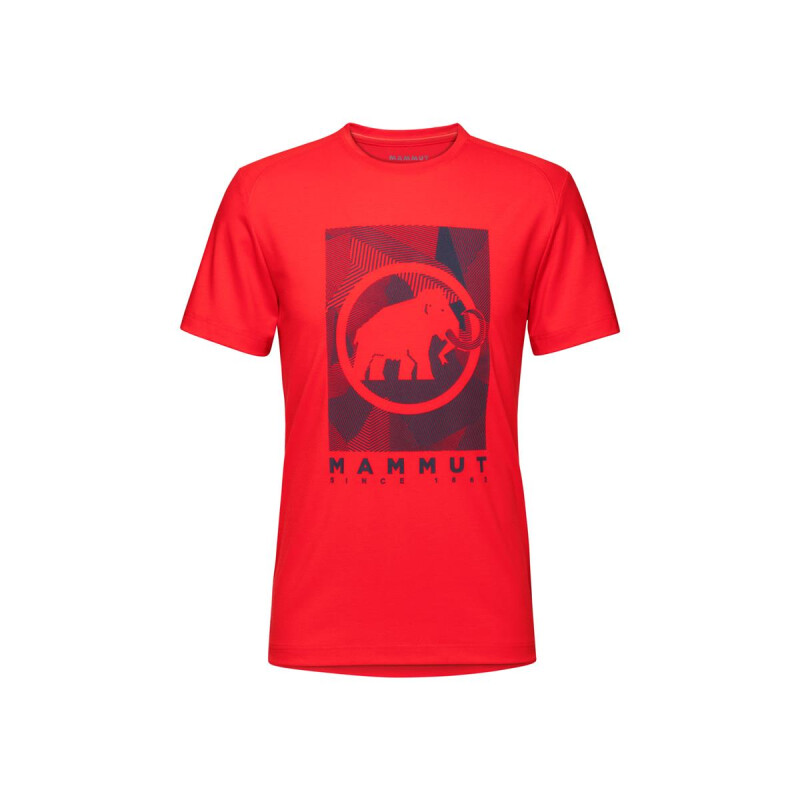 【MAMMUT 長毛象】過季出清75折!! 男款 Trovat T-Shirt 機能LOGO素色短袖 T-Shirt
