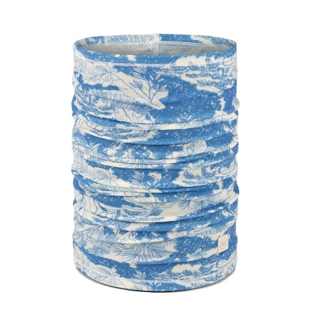 【BUFF】舒適素面 150gsm 美麗諾羊毛頭巾-熱帶樹影