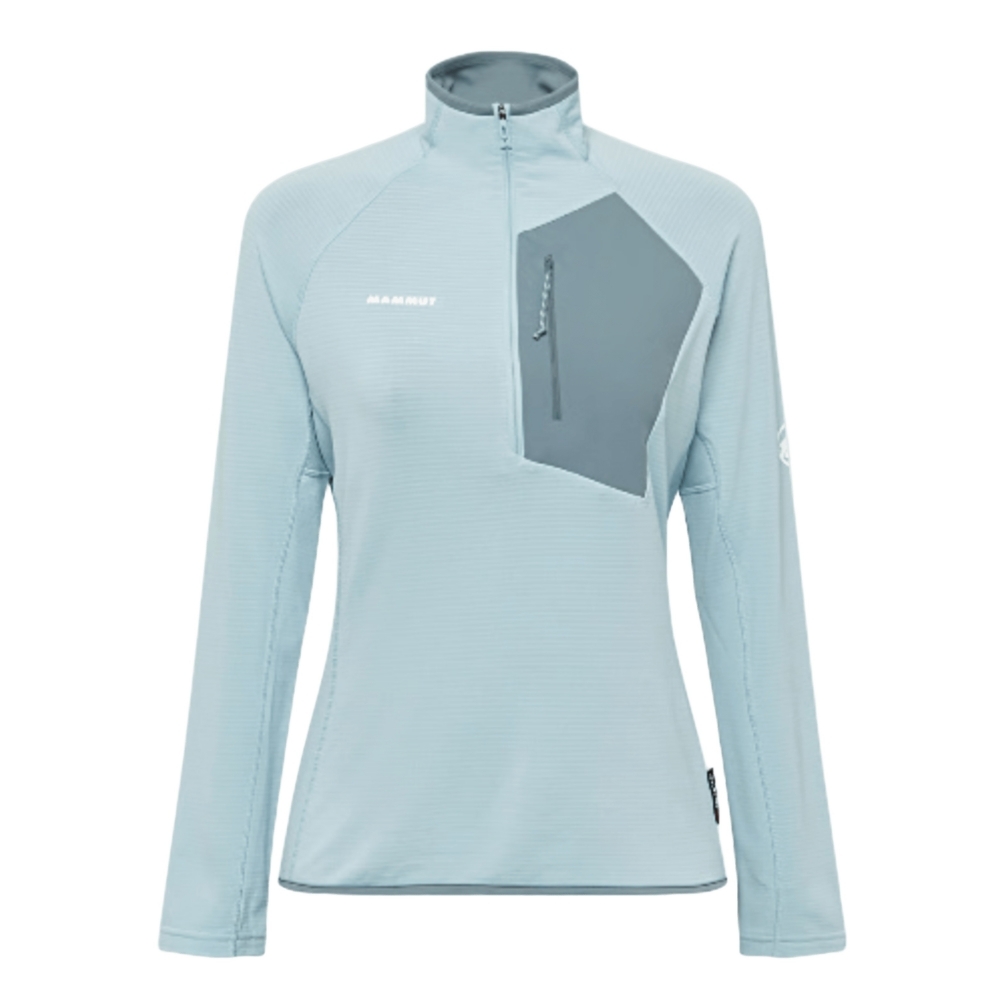 【MAMMUT 長毛象】女款 Aenergy Light ML Half Zip Pull AF 超輕量保暖長袖半拉鍊排汗衣