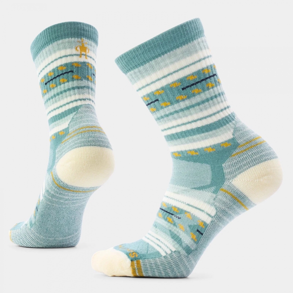 【Smartwool】女款 機能戶外全輕量減震瑪格麗特紋中長襪(SW001586)