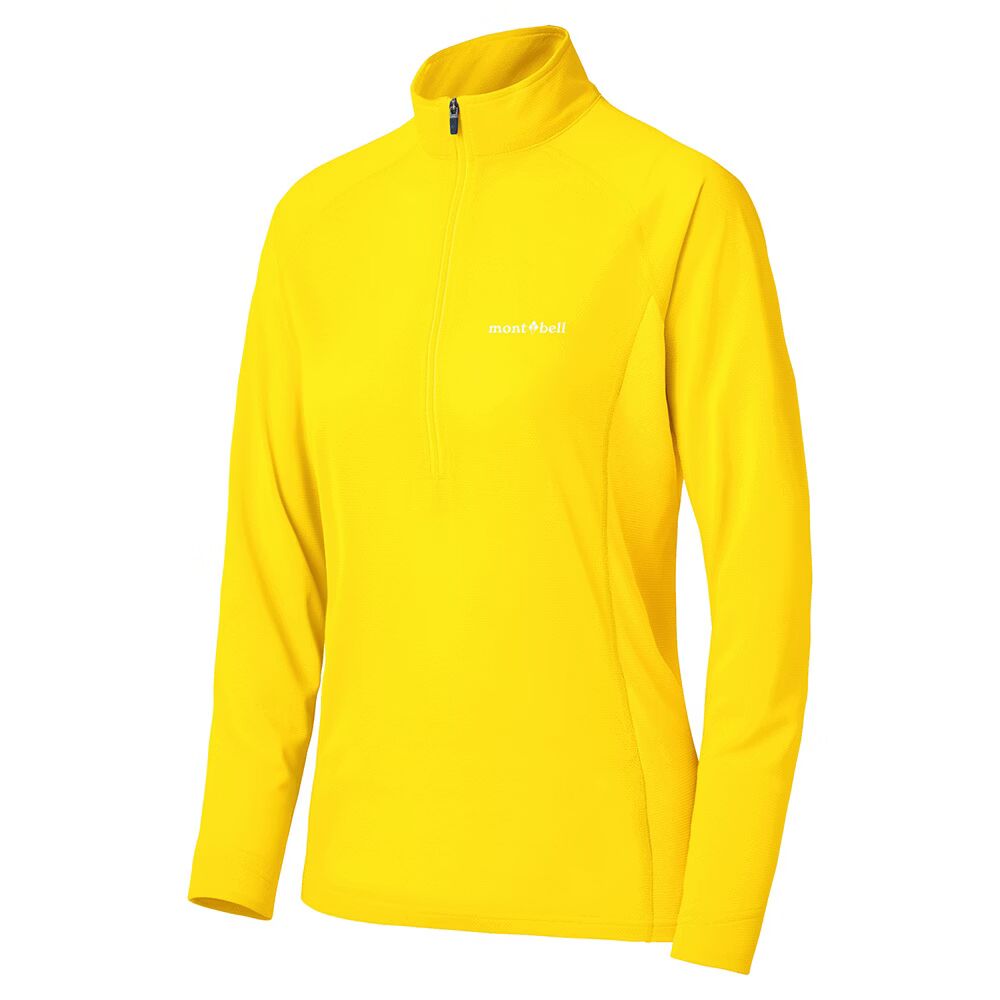 【mont-bell】女款 COOL LS ZIP SHIR T 長袖半門襟長袖排汗衣(1114632)