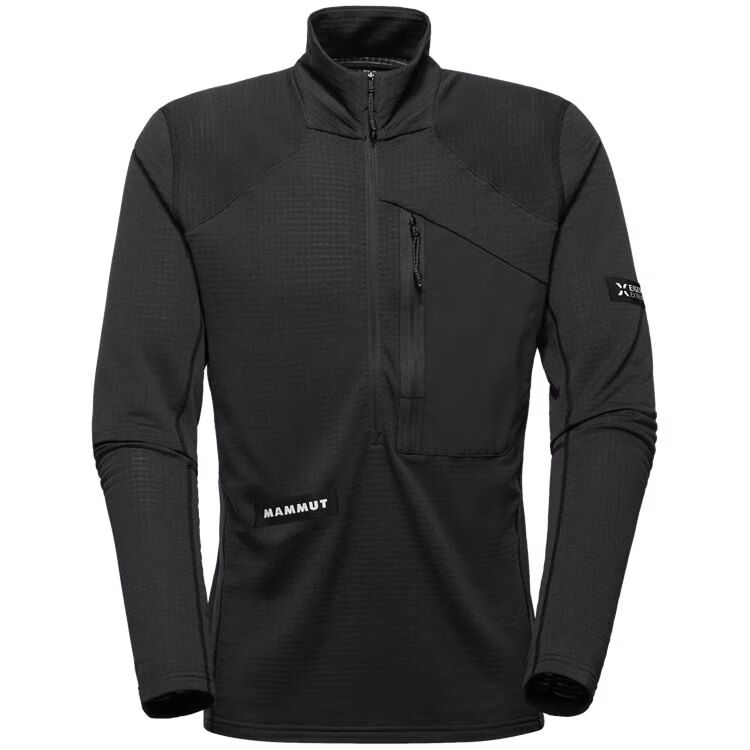 【MAMMUT 長毛象】男款 Eiger Nordwand Advanced FL Half Zip Pull 半門襟刷毛長袖上衣