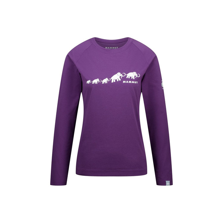 【MAMMUT 長毛象】女款 QD Logo Print Longsleeve T-Shirt AF 圓領長袖上衣