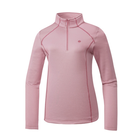 【Mountneer 山林】女款 Polartec Power Stretch 半門襟保暖長袖上衣(A12P06)