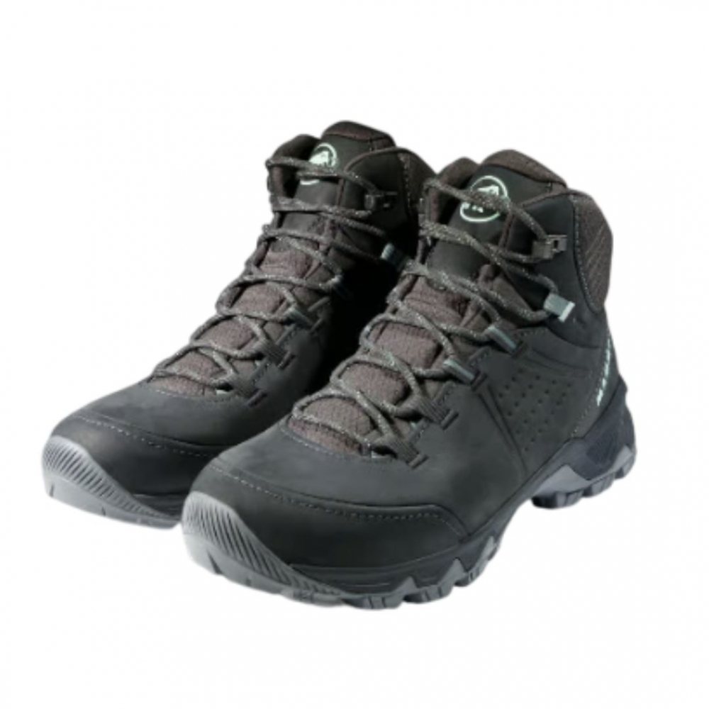 【MAMMUT 長毛象】女款 Nova IV Mid GTX 防水中筒登山皮靴(3030-04730)