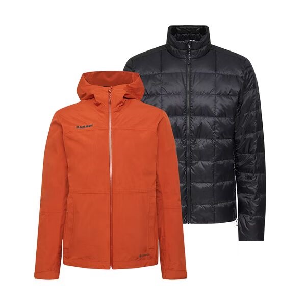 【MAMMUT 長毛象】男款 Treeline 3 in 1 HS Hooded AF GTX 兩件式防水保暖外套