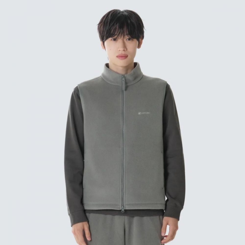 【Snow Peak】男款 POLARTEC 100立領背心(WMF-VE74)