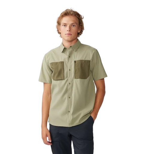 【Mountain Hardwear】男款 Trail Sender Short Sleeve 防曬彈性短袖襯衫