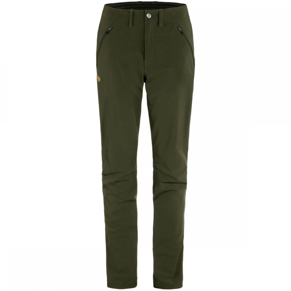 【Fjällräven 小狐狸】女款 Abisko Trail Stretch Trousers 長褲