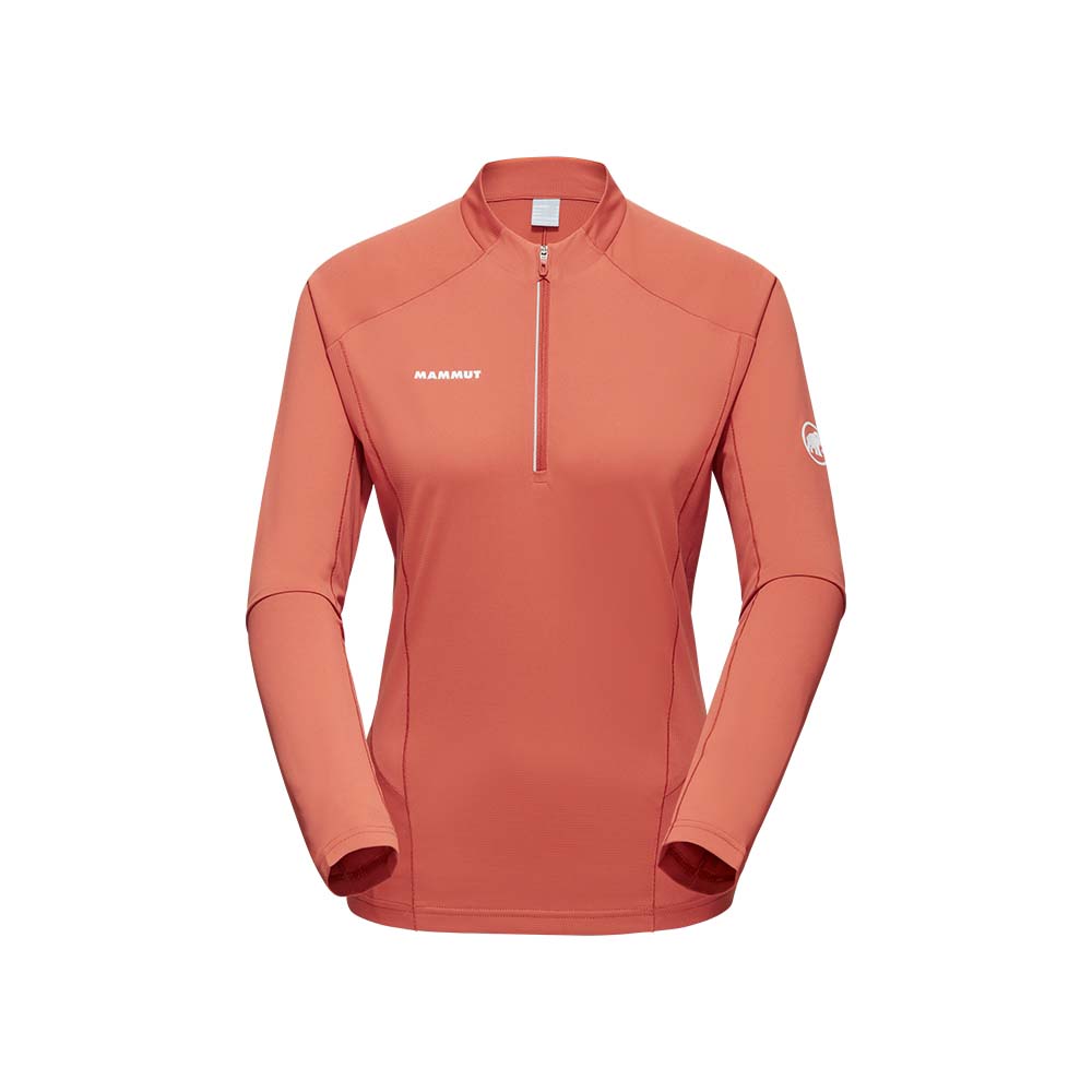 【MAMMUT 長毛象】女款 Aenergy FL Half Zip LS AF 抗菌半拉鍊長袖排汗衣
