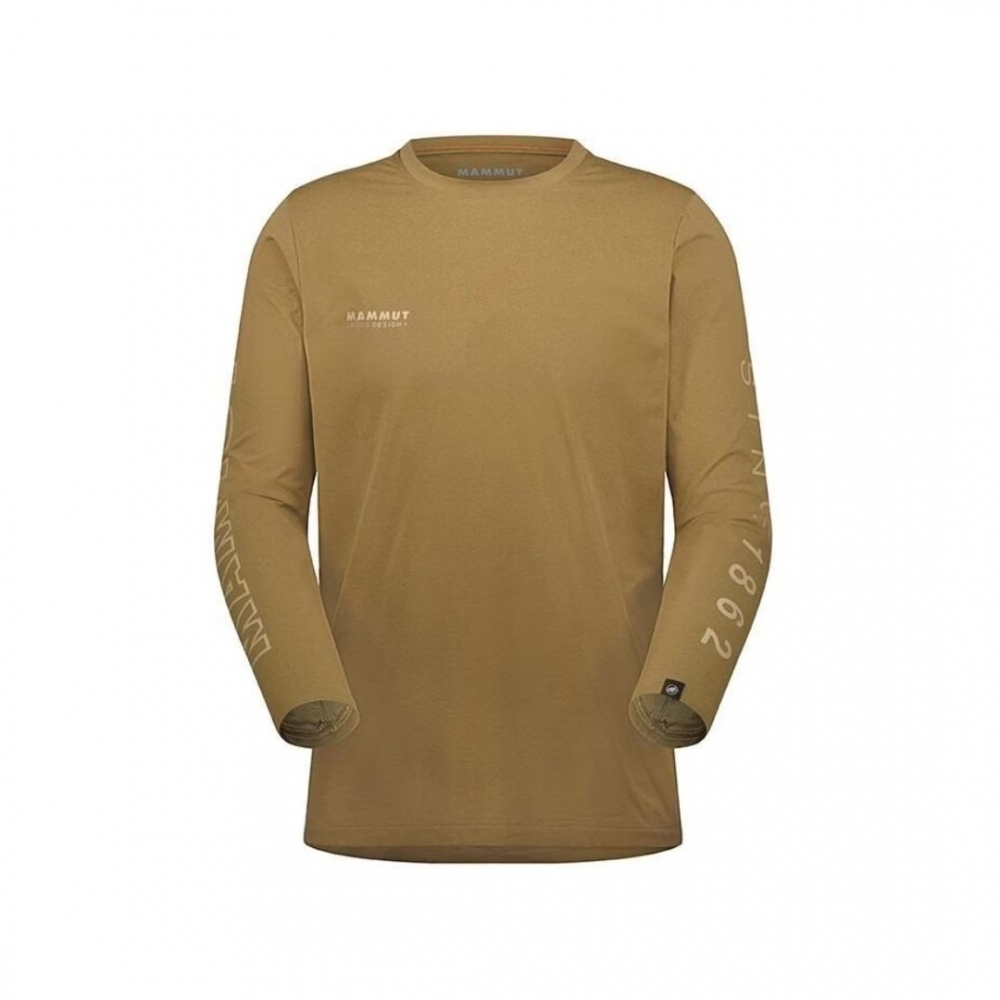 【MAMMUT 長毛象】男款 QD Logo Print Longsleeve T-Shirt AF 圓領長袖上衣