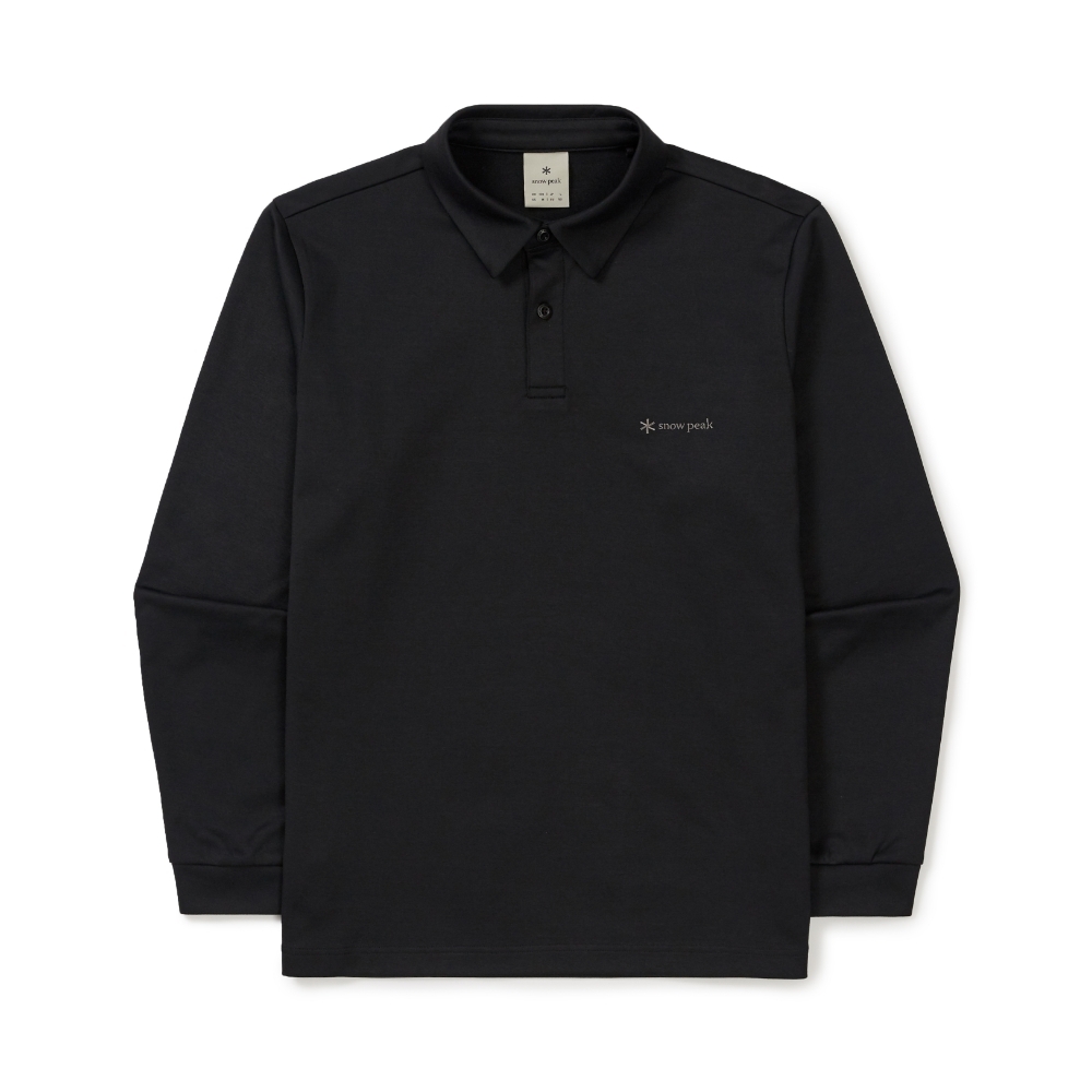 【Snow Peak】男款 長袖Polo衫