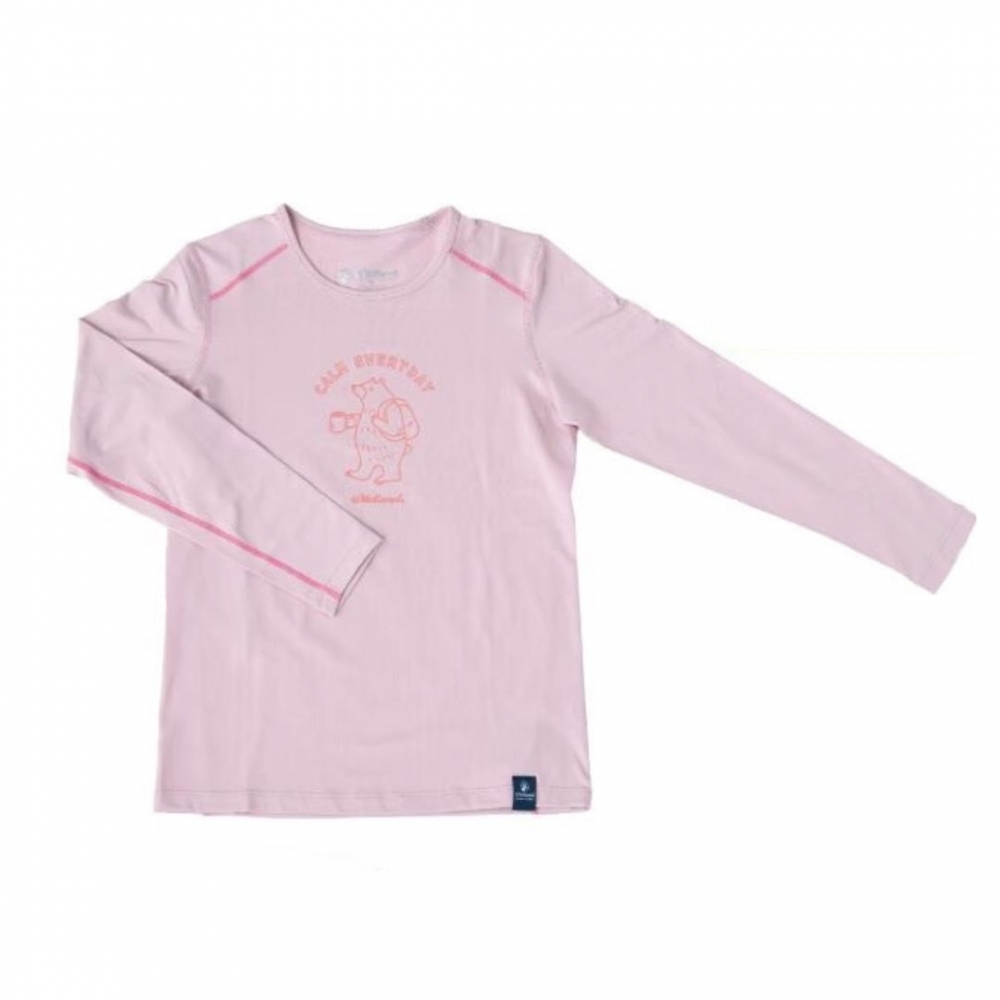 【Wildland 荒野】中童輕能量纖維親膚保暖衣