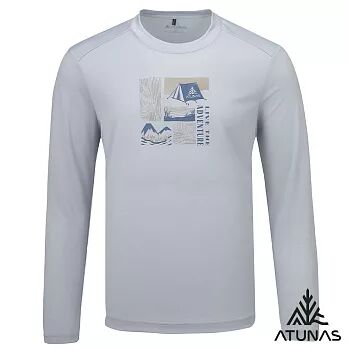 【MAMMUT 長毛象】男款 循環長袖排汗T恤