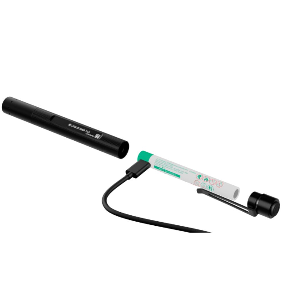 【LEDLENSER】P4R充電/一般電池 筆形手電筒