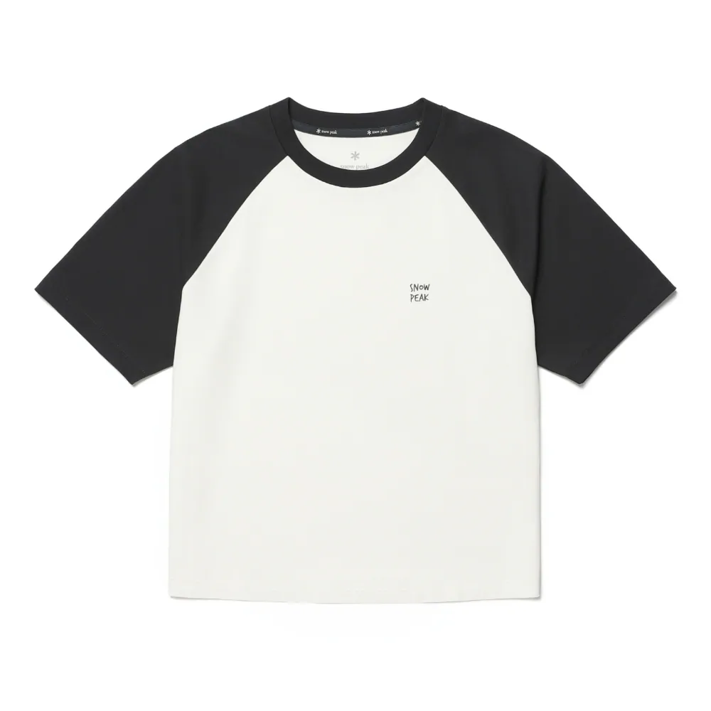 【Snow Peak】女款 Aerocool 拼色短袖上衣