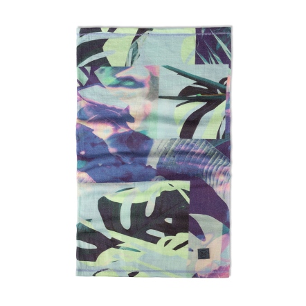 【BUFF】舒適素面 150gsm 美麗諾羊毛頭巾-幾何葉脈