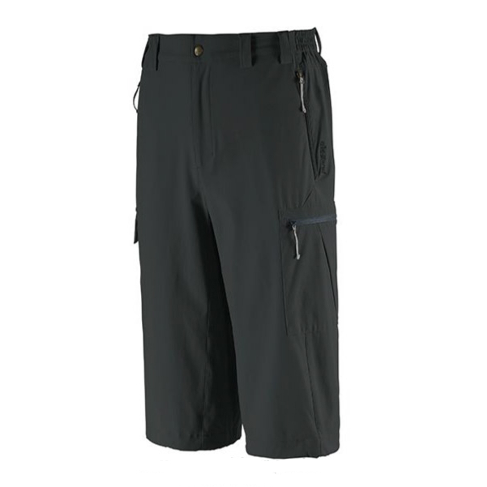 【Wildland 荒野】男款 彈性抗UV防潑貼袋七分褲