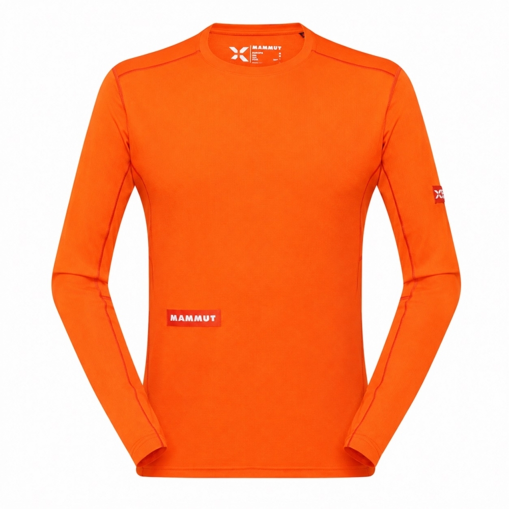 【MAMMUT 長毛象】男款 Eiger Nordwand FL Longsleeve AF 極限艾格長袖排汗衣