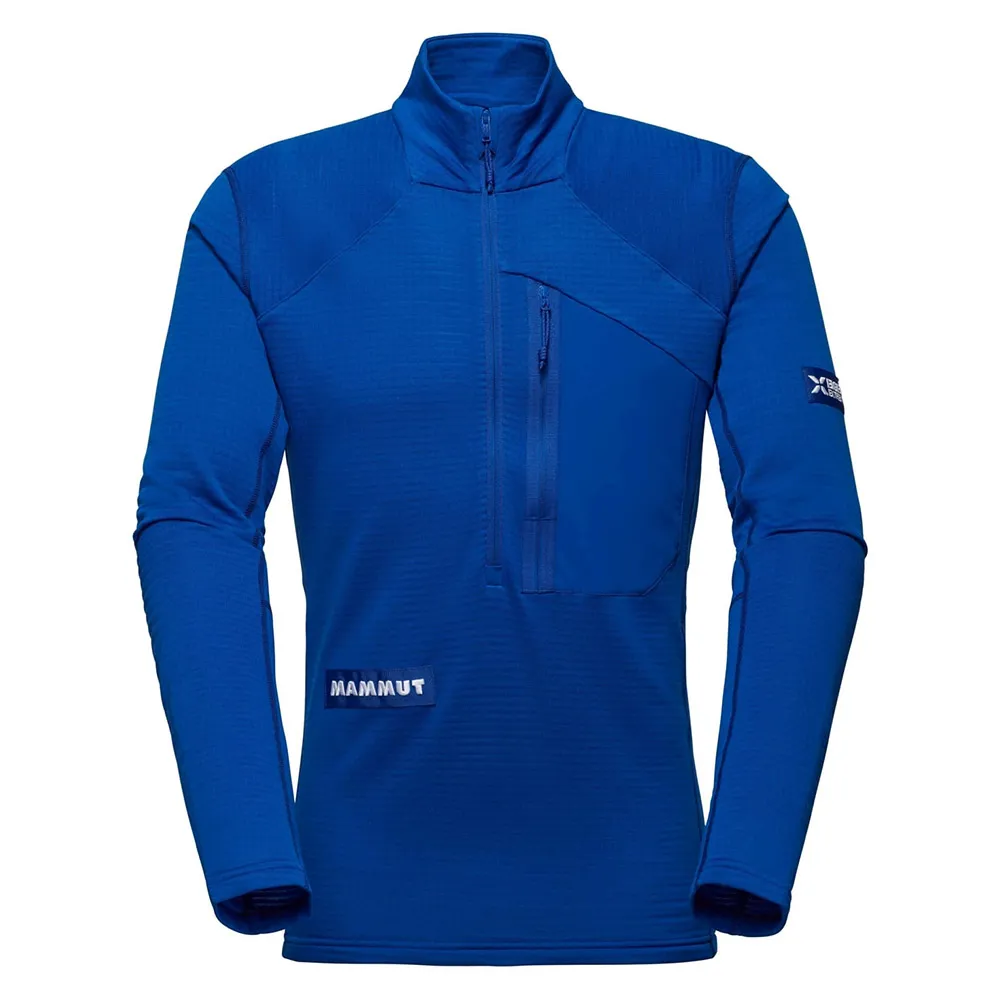 【MAMMUT 長毛象】男款 Eiger Nordwand Advanced FL Half Zip Pull 半門襟刷毛長袖上衣