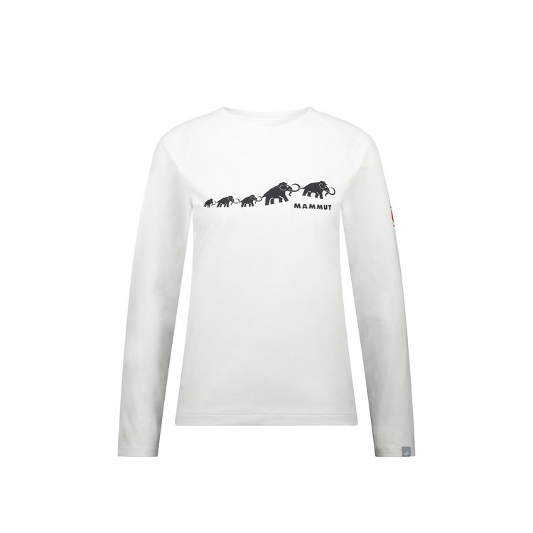 【MAMMUT 長毛象】女款 QD Logo Print Longsleeve T-Shirt AF 圓領長袖上衣
