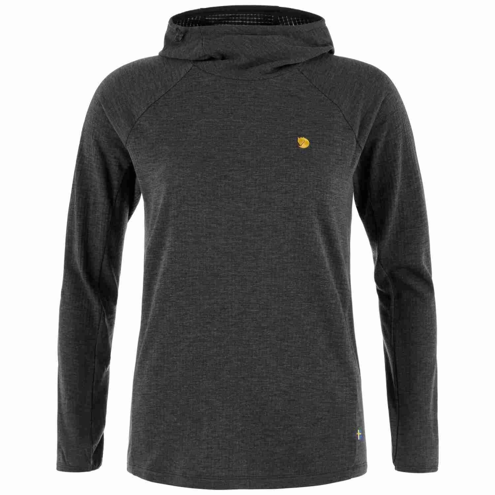 【Fjällräven 小狐狸】女款 Bergtagen Midlayer 保暖羊毛連帽中層上衣(F14600283)