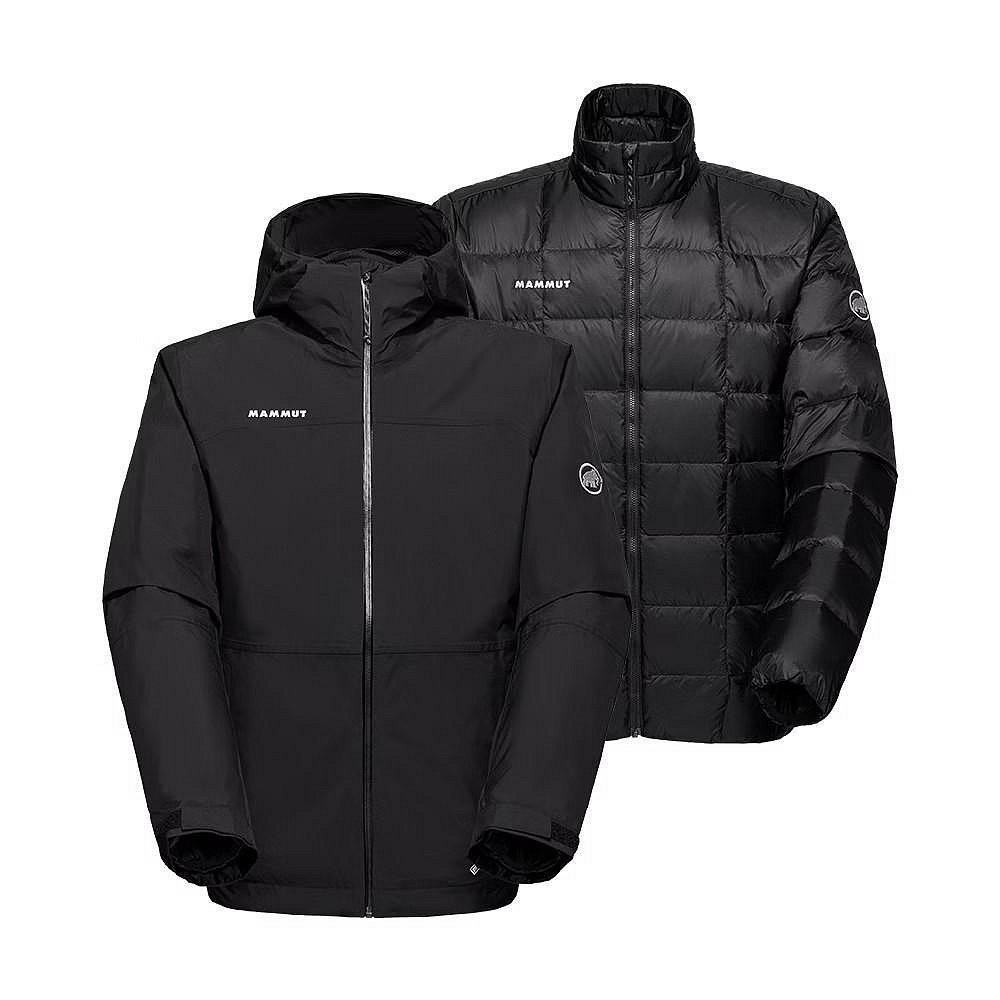 【MAMMUT 長毛象】男款 Treeline 3 in 1 HS Hooded AF GTX 兩件式防水保暖外套