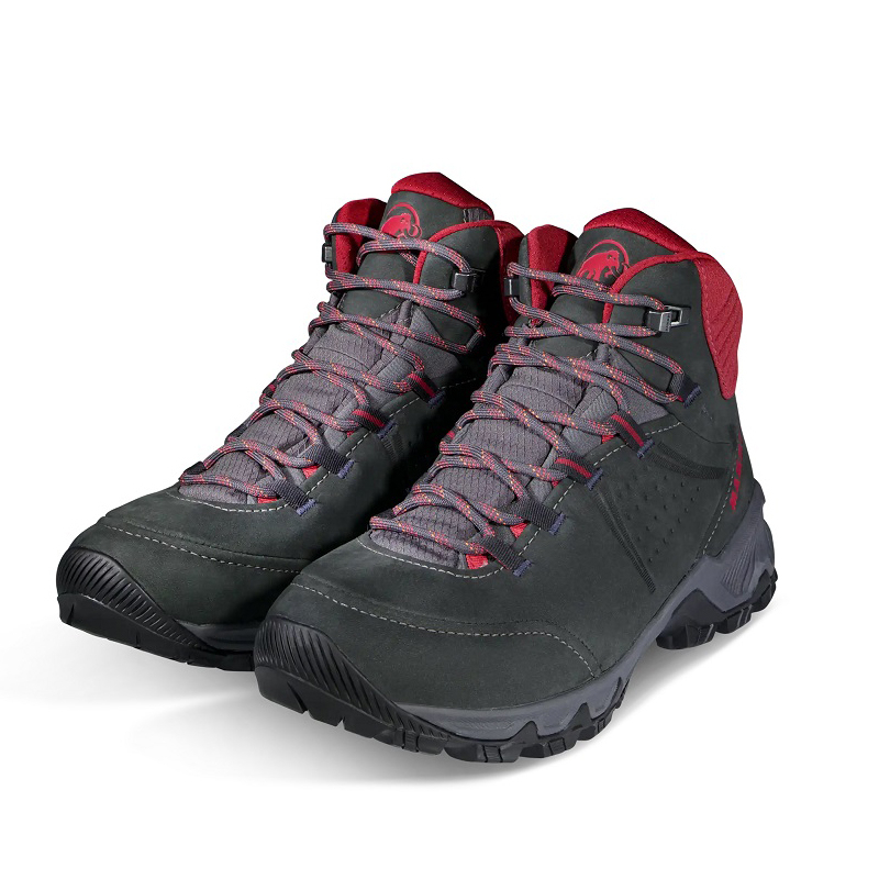【MAMMUT 長毛象】女款 Nova IV Mid GTX 防水中筒登山皮靴(3030-04730)