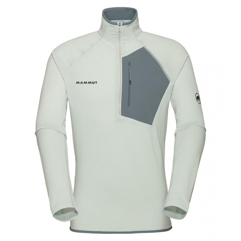 【MAMMUT 長毛象】男款 Aenergy Light ML Half Zip Pull AF 超輕量保暖長袖半拉鍊排汗衣