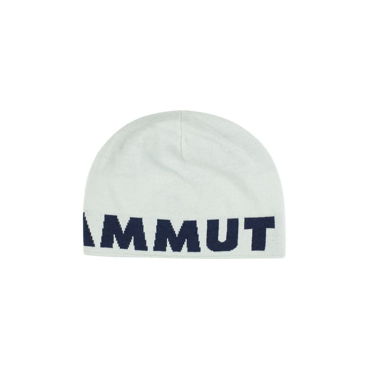 【MAMMUT 長毛象】Mammut Logo Beanie 正反兩用保暖針織LOGO羊毛帽